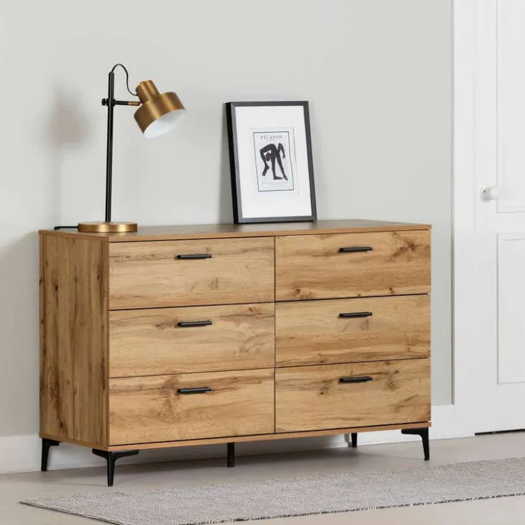 Meubles South Shore 6-Drawer Dresser - South Shore Nordik Oak Sale