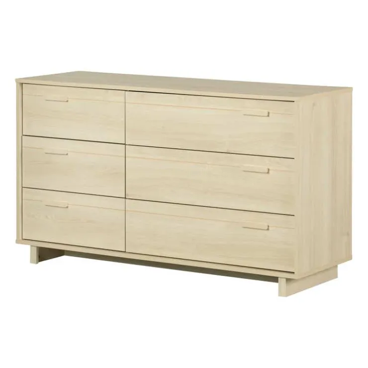 Meubles South Shore 6-Drawer Dresser - South Shore Bleached Oak Hot