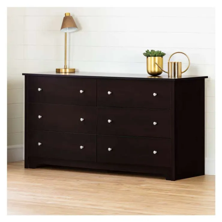 Meubles South Shore 6-Drawer Dresser - South Shore Pure Black Online