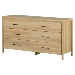 Meubles South Shore 6-Drawer Dresser - South Shore Natural Ash Clearance