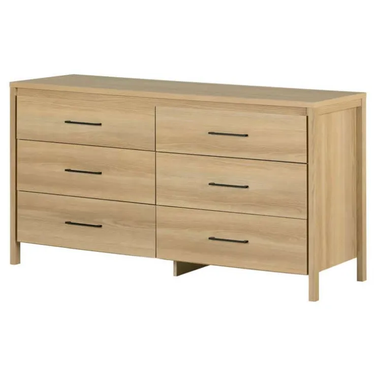 Meubles South Shore 6-Drawer Dresser - South Shore Natural Ash Clearance