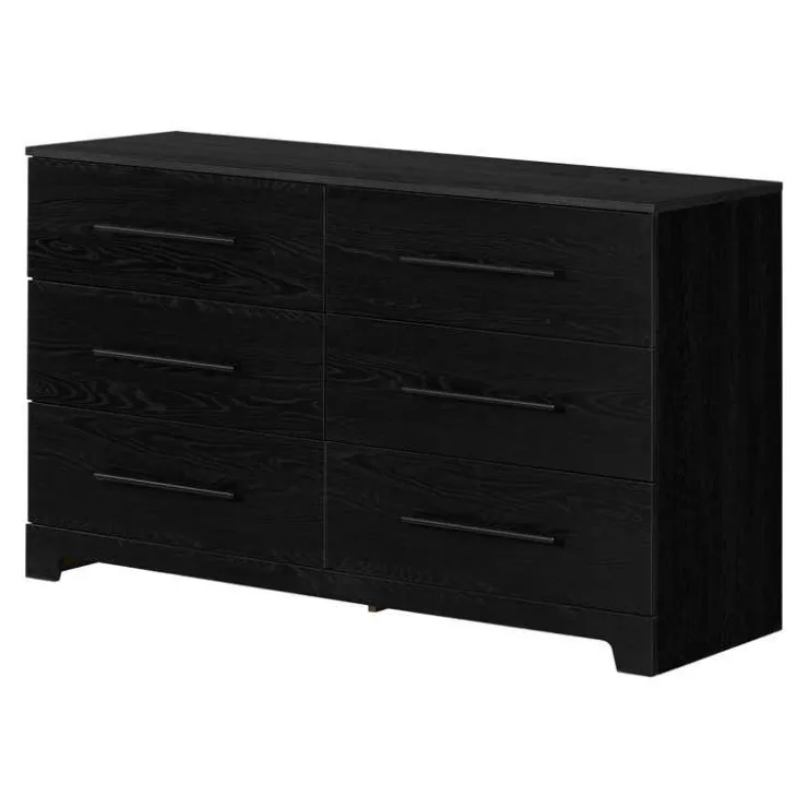 Meubles South Shore 6-Drawer Dresser - South Shore Black Oak Online