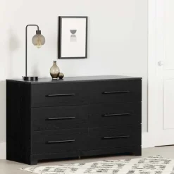Meubles South Shore 6-Drawer Dresser - South Shore Black Oak Online