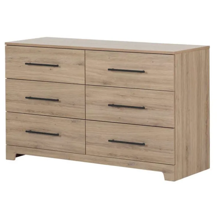 Meubles South Shore 6-Drawer Dresser - South Shore RUSTIC OAK Online