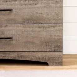 Meubles South Shore 6-Drawer Dresser - South Shore Weathered Oak New