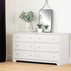 Meubles South Shore 6-Drawer Dresser - South Shore PURE WHITE Best