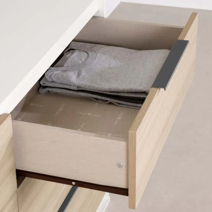Meubles South Shore 6-Drawer Dresser - South Shore Soft Elm and White Hot