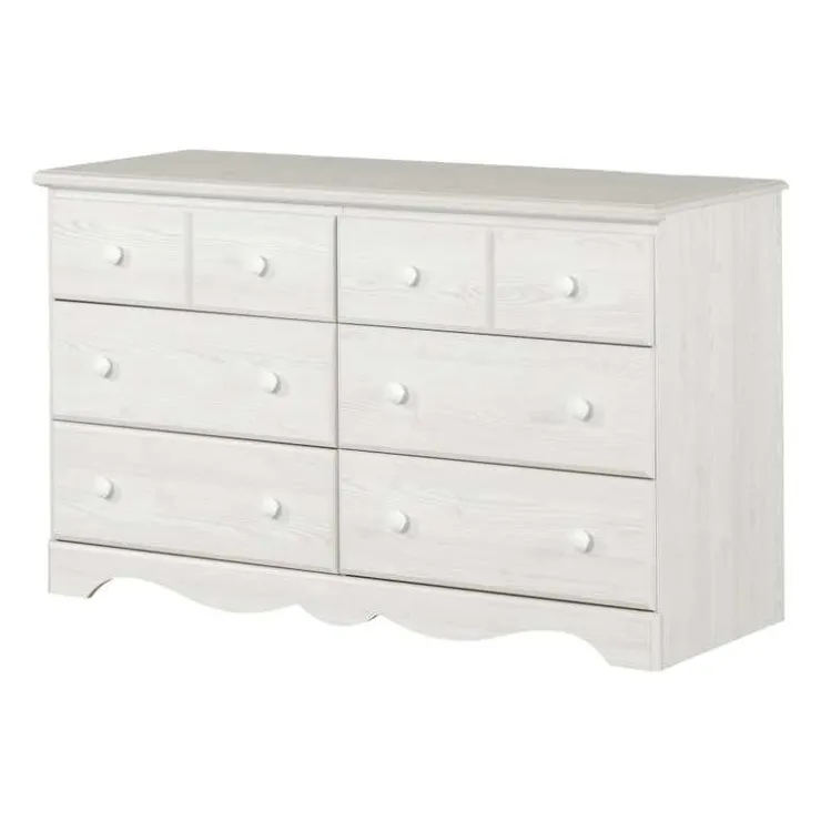 Meubles South Shore 6-Drawer Dresser - South Shore White Pine