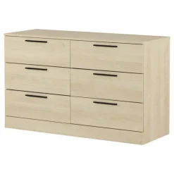 Meubles South Shore 6-Drawer Dresser - South Shore Bleached Oak Discount