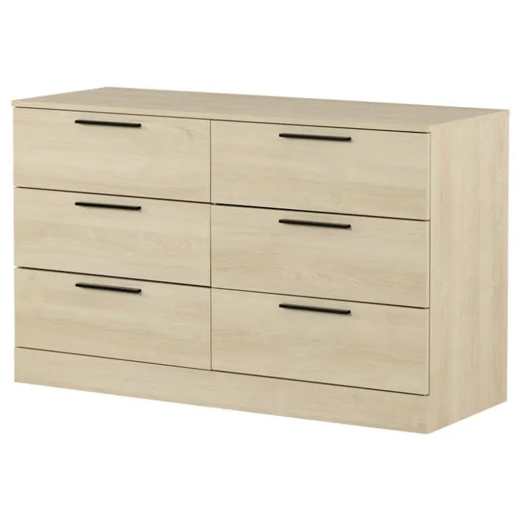 Meubles South Shore 6-Drawer Dresser - South Shore Bleached Oak Discount
