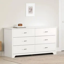 Meubles South Shore 6-Drawer Dresser - South Shore Pure White Sale