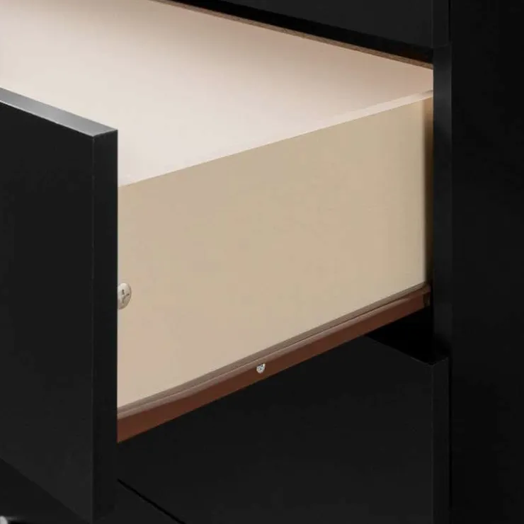 Meubles South Shore 6-Drawer Dresser - South Shore PURE BLACK Hot