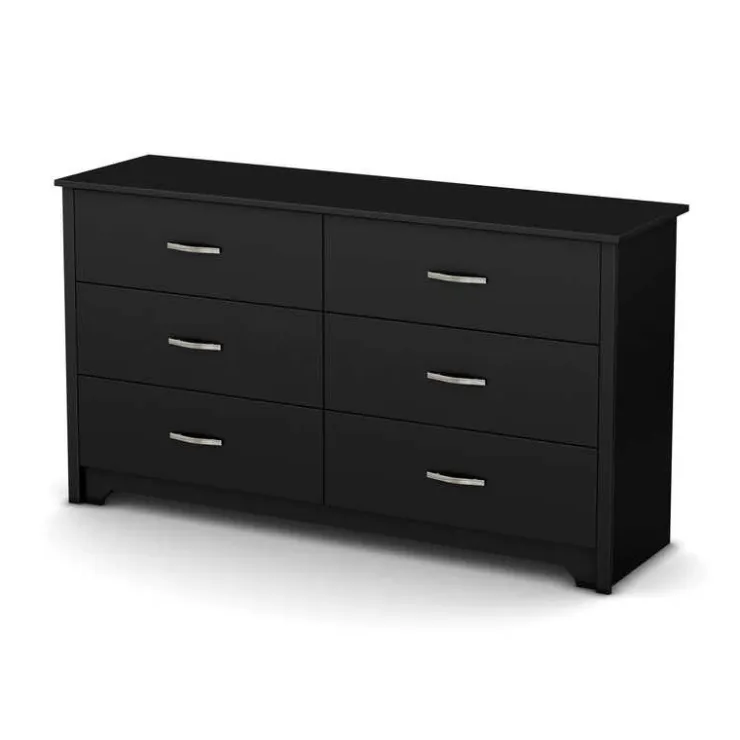 Meubles South Shore 6-Drawer Dresser - South Shore Pure Black Best