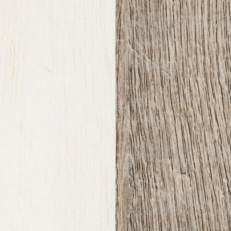 Meubles South Shore 6-Drawer Dresser - South Shore WHITE WASH AND WEATHERED OAK Hot