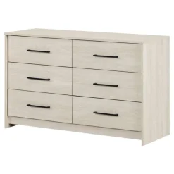Meubles South Shore 6-Drawer Dresser - South Shore Winter Oak Hot