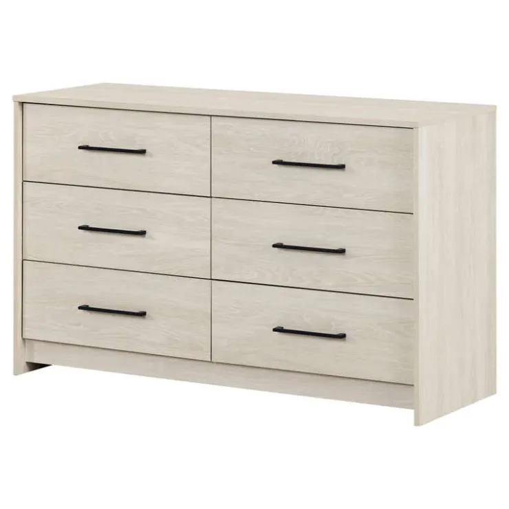 Meubles South Shore 6-Drawer Dresser - South Shore Winter Oak Hot