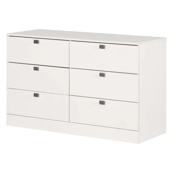 Meubles South Shore 6-Drawer Dresser - South Shore Pure White Hot