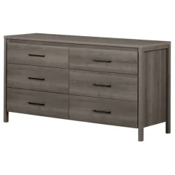 Meubles South Shore 6-Drawer Dresser - South Shore GRAY MAPLE Clearance