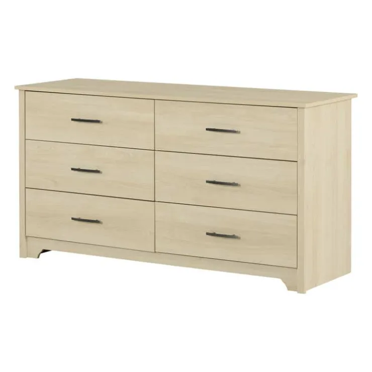 Meubles South Shore 6-Drawer Dresser - South Shore Bleached Oak Clearance
