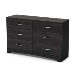Meubles South Shore 6-Drawer Dresser - South Shore GRAY OAK New
