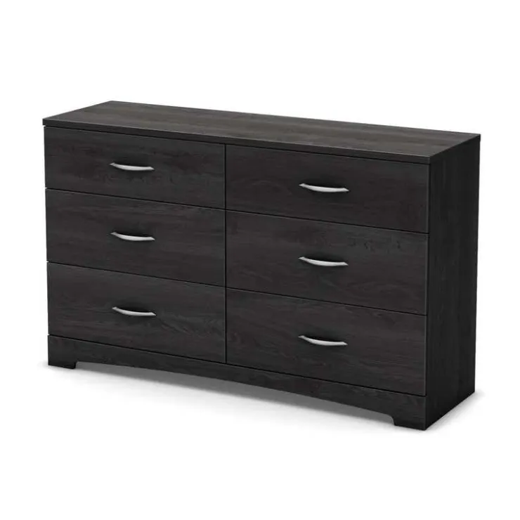 Meubles South Shore 6-Drawer Dresser - South Shore GRAY OAK New
