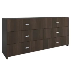 SUA-V 6-Drawer Dresser - Taupe