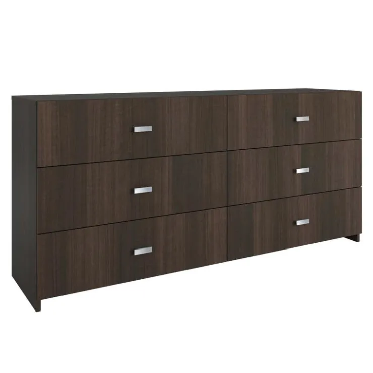 SUA-V 6-Drawer Dresser - Taupe