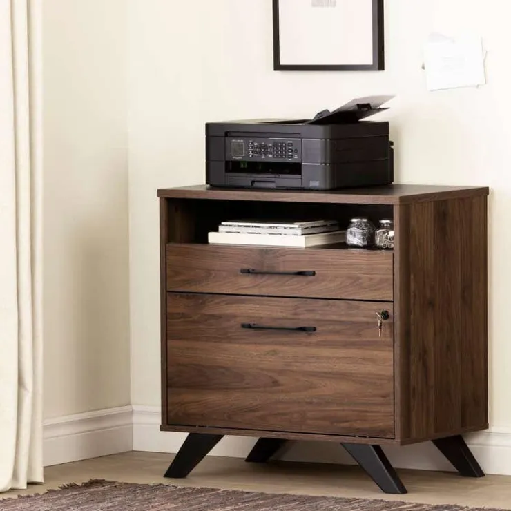 Meubles South Shore 2-Drawer File Cabinet - South Shore Brown Best