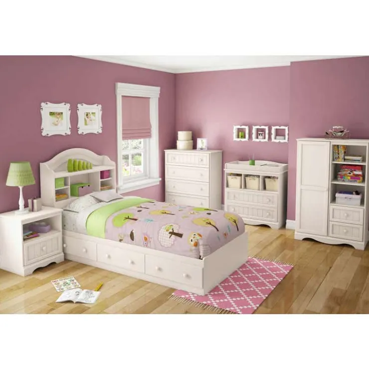 Meubles South Shore 1-Drawer Night Stand - South Shore PURE WHITE New