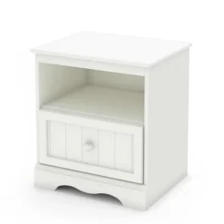 Meubles South Shore 1-Drawer Night Stand - South Shore PURE WHITE New