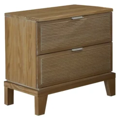 2-Drawer Nightstand Natural