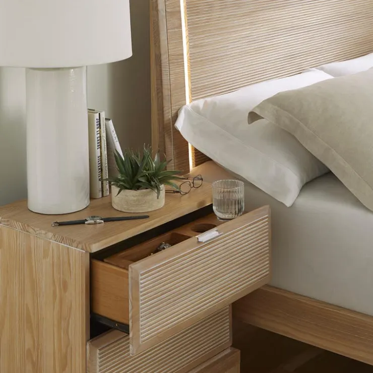 2-Drawer Nightstand Natural