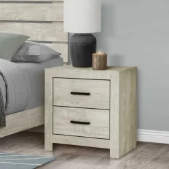 Monarch 2-Drawer Nightstand - Oak Discount