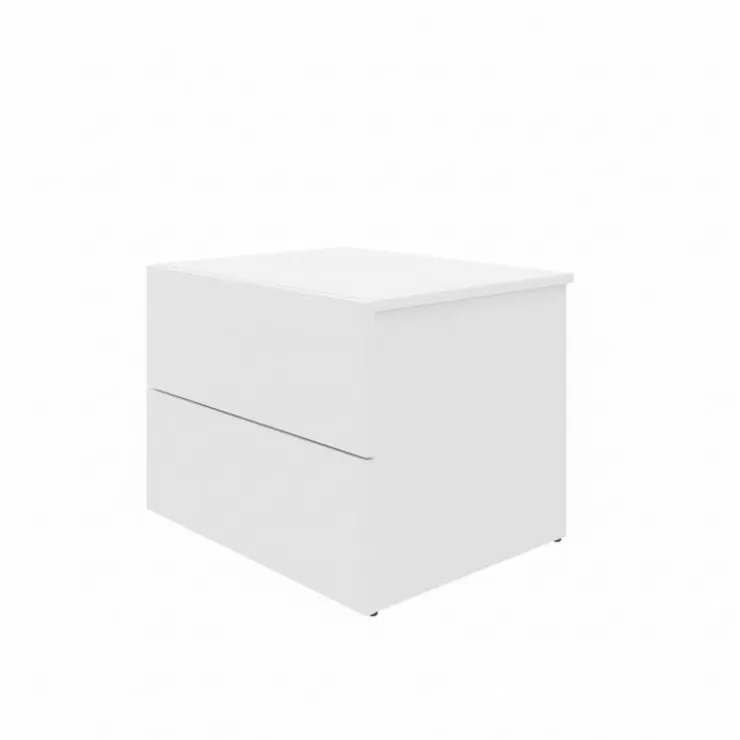 Nexera 2-Drawer Nightstand - White wood grain Discount