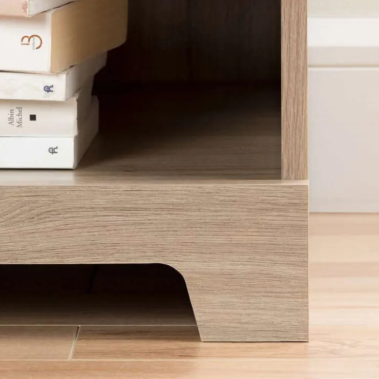 Meubles South Shore 1-Drawer Nightstand - South Shore RUSTIC OAK Online