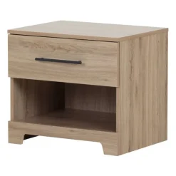 Meubles South Shore 1-Drawer Nightstand - South Shore RUSTIC OAK Online
