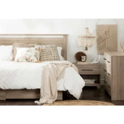 Meubles South Shore 1-Drawer Nightstand - South Shore RUSTIC OAK Online
