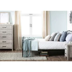 Meubles South Shore 2-Drawer Nightstand - South Shore SEASIDE PINE Hot
