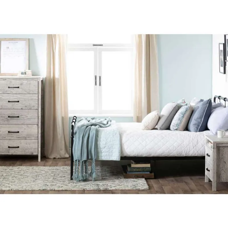 Meubles South Shore 2-Drawer Nightstand - South Shore SEASIDE PINE Hot