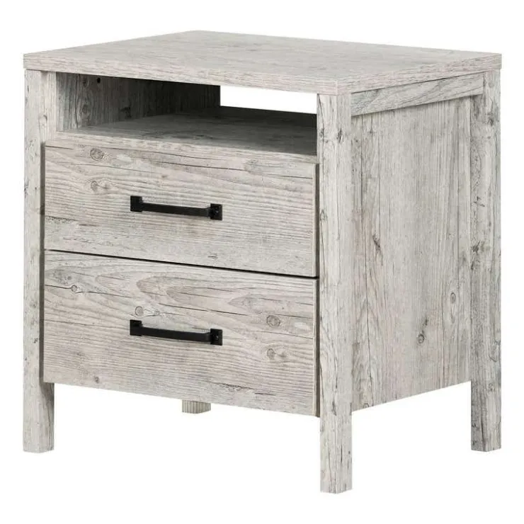 Meubles South Shore 2-Drawer Nightstand - South Shore SEASIDE PINE Hot