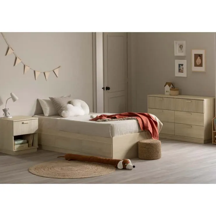 Meubles South Shore 1-Drawer Nightstand - South Shore Bleached Oak Sale