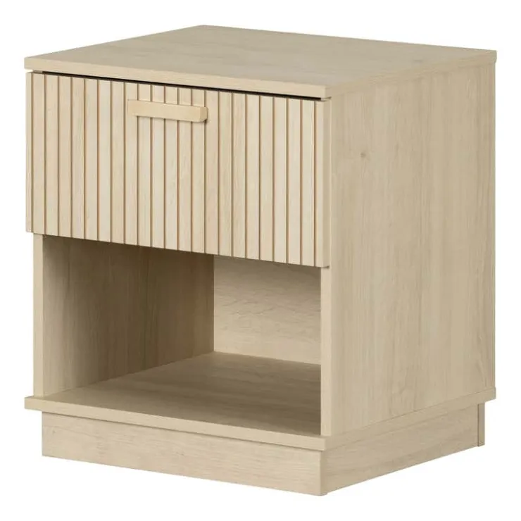 Meubles South Shore 1-Drawer Nightstand - South Shore Bleached Oak Sale
