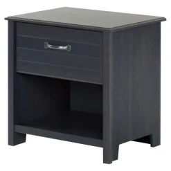 Meubles South Shore 1-Drawer Nightstand - South Shore BLUEBERRY Discount