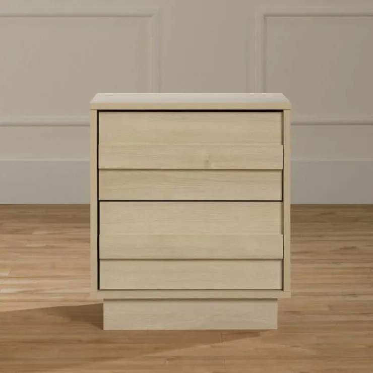 Meubles South Shore 2-Drawer Nightstand - South Shore Whitewashed Oak Best