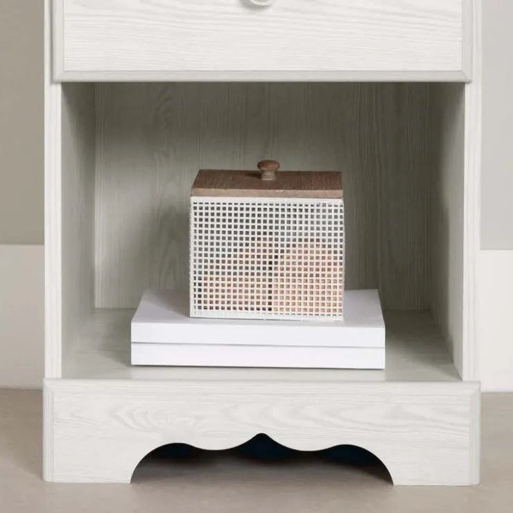 Meubles South Shore 1-Drawer Nightstand - South Shore White Pine Outlet