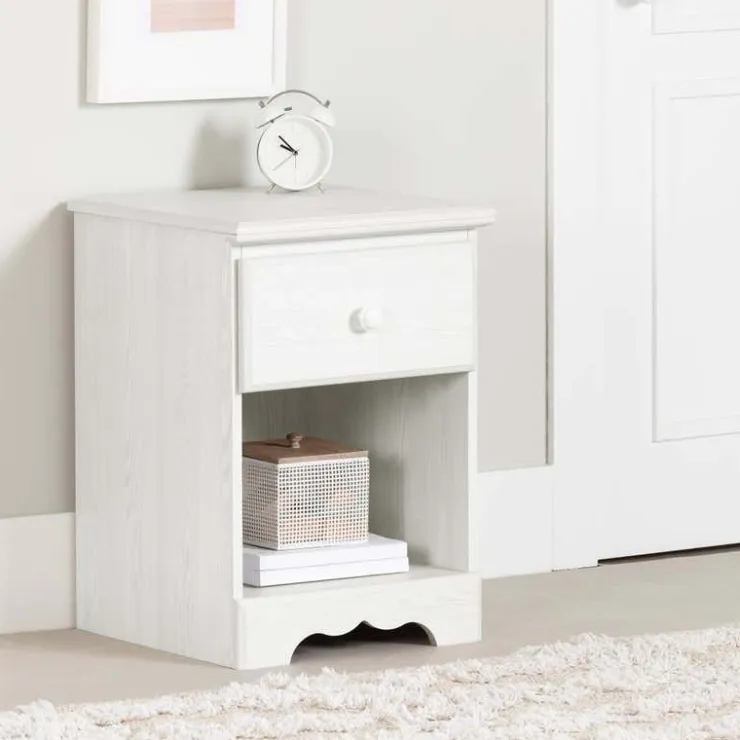 Meubles South Shore 1-Drawer Nightstand - South Shore White Pine Outlet