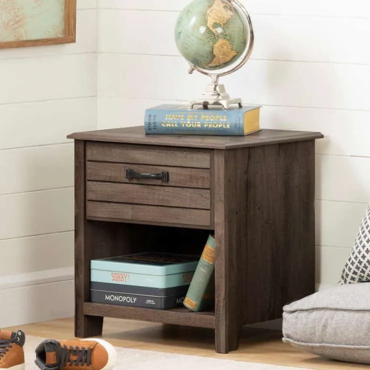 Meubles South Shore 1-Drawer Nightstand - South Shore FALL OAK Sale