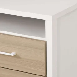 Meubles South Shore 2-Drawer Nightstand - South Shore White and Soft Elm Best