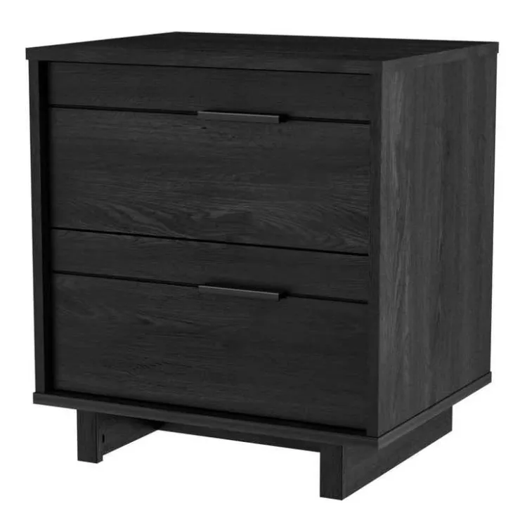 Meubles South Shore 2-Drawer Nightstand - South Shore GRAY OAK