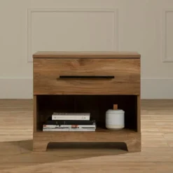 Meubles South Shore 1-Drawer Nightstand - South Shore Natural Mango Wood Clearance